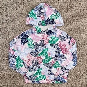 GAP Multicolor Butterfly Print Kids Hoodie- L
